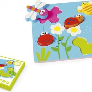 Puzzle Infantil Relieve Jardín Madera (SCRATCH)