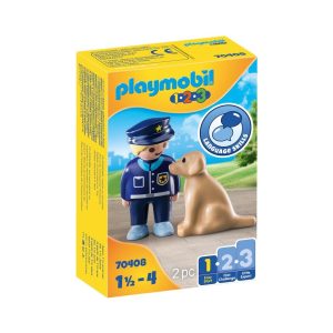 Policía Con Perro 1.2.3 (PLAYMOBIL)