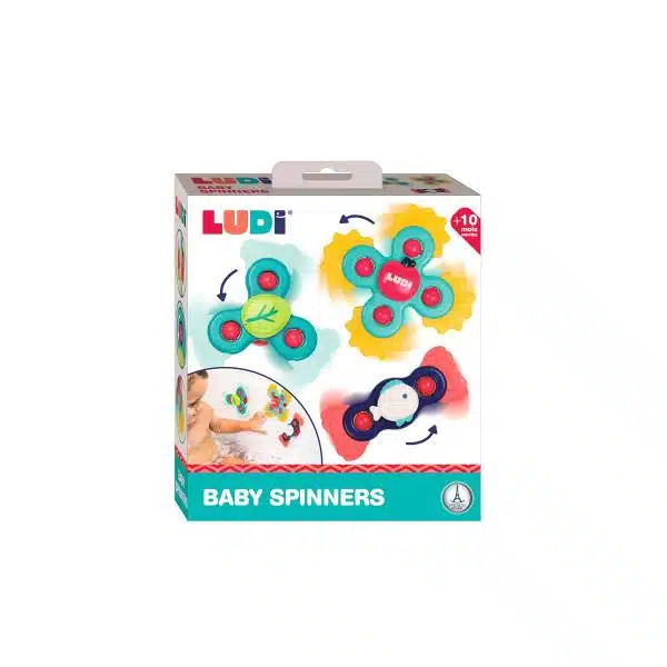 3 Spinners con ventosa para bebés – Ludi - Imagen 2