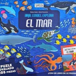 Libro Puzzle El Mar: Viaja, Conoce, Explora 205 Piezas