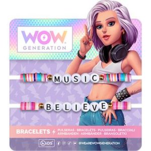 Set de 2 Pulseras Music/Believe Wow Generation (KIDS EUROSWAN)