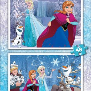 Puzzle 2×48 Piezas Frozen (EDUCA)