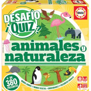 Juego Desafío Quiz Descubrirlos Animales y Naturaleza (EDUCA)