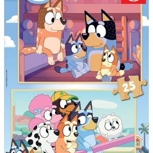 Puzzle Infantil Bluey 2×25 Piezas De Madera (EDUCA)