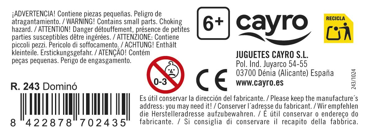 DOMINÓ CHAMELO CAJA DE MADERA - Imagen 3