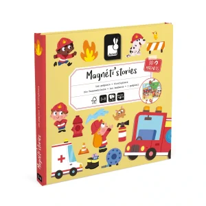 Libro desplegable magnético Bomberos – Janod