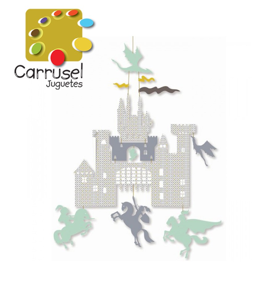 MÓVIL DJECO CASTILLOS Y DRAGONES