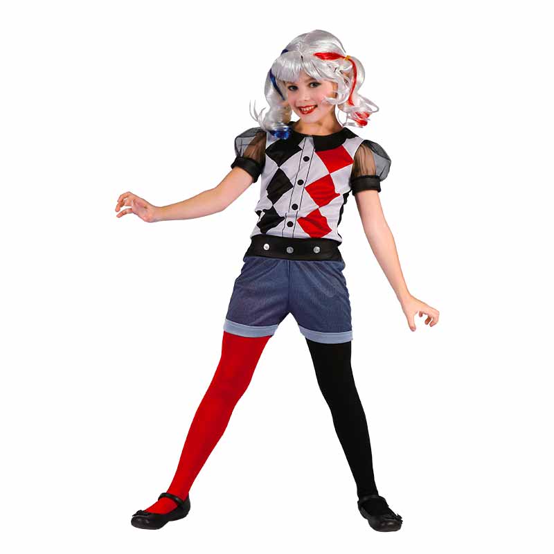 Disfraz Arlequina Halloween infantil