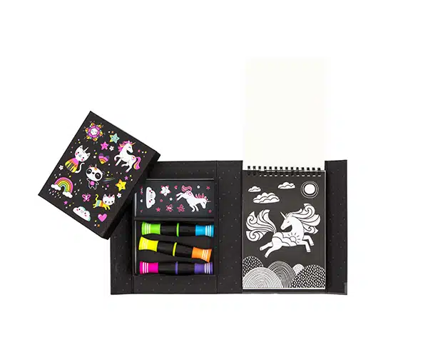 Kit para colorear neón Unicornios y amigos – Tiger Tribe - Imagen 3