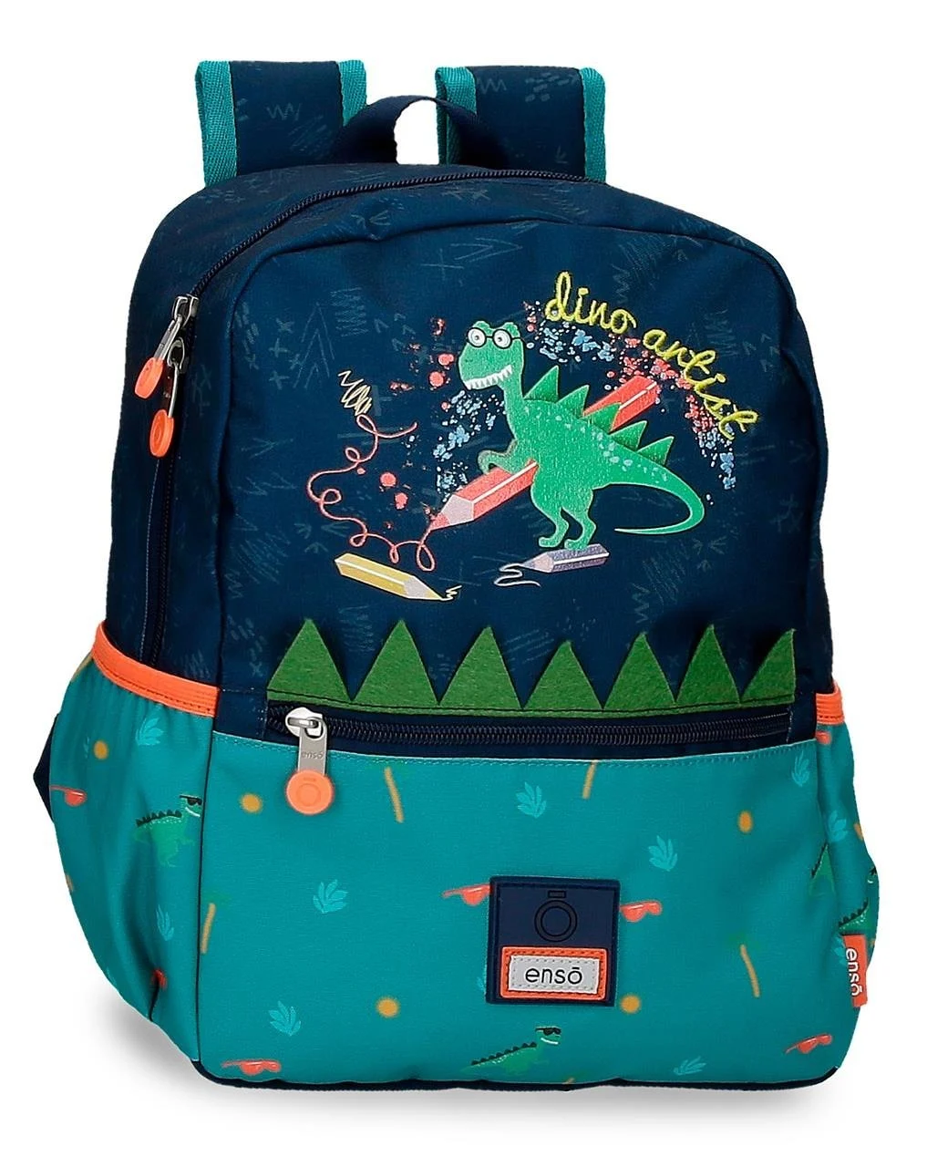 Mochila Preescolar Multicolor Enso Dino artist (JOUMMAN BAGS)