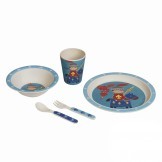 VAJILLA INFANTIL CABALLERO 5 PIEZAS WALKING MUM - Imagen 3