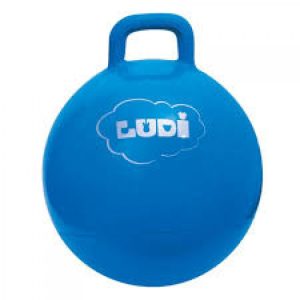 PELOTA SALTARINA AZUL LUDI