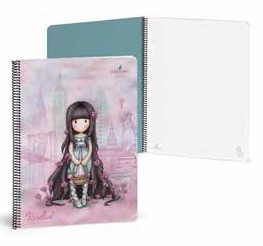 LIBRETA A4 80 H CUADRÍCOLA COL. GORJUSS ROSEBUD