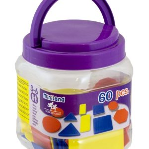 MINILAND FIGURAS GEOMÉTRICAS 60 PCS