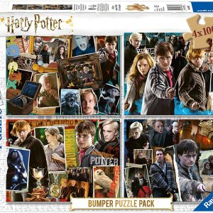 PUZZLE 4 UND. X 100 PIEZAS HARRY POTTER (RAVENSBURGER)