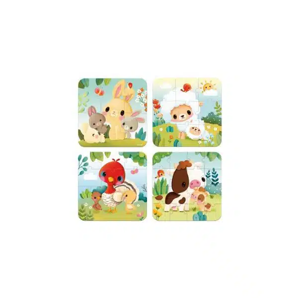 Puzle evolutivo Animales de la granja – Janod - Imagen 2
