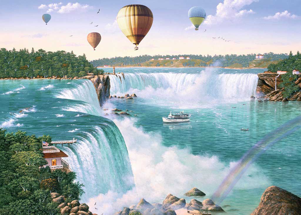 Puzzle Cataratas del Niagara de 1000 Piezas (RAVENSBURGER) - Imagen 2