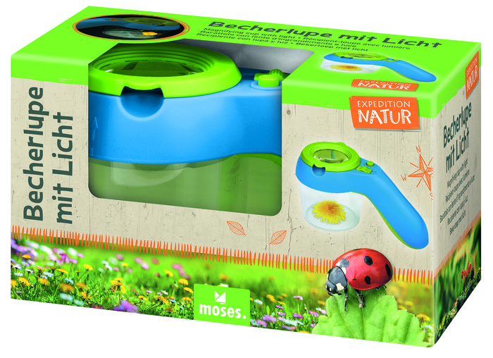 Recipiente con Lupa y Luz (MOSES)