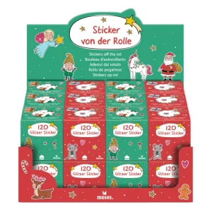 120 pegatinas de Navidad – Moses