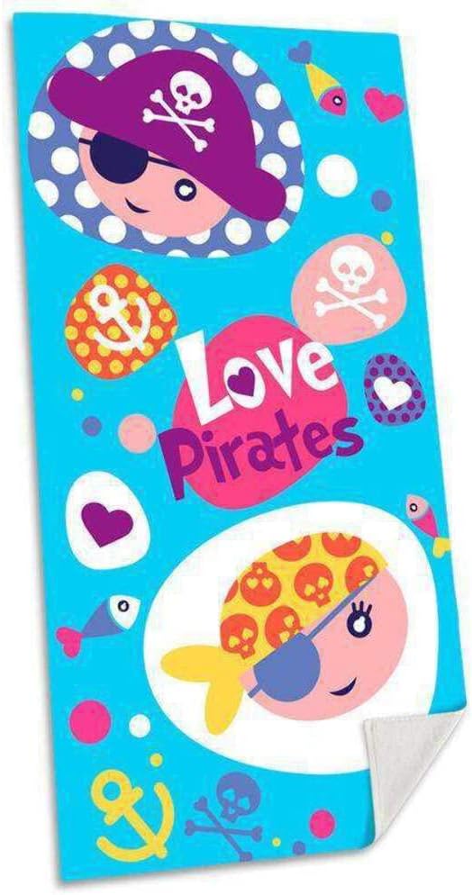 Toalla De Playa Algodón Pirates 70X140Cm (KIDS EUROSWAN)