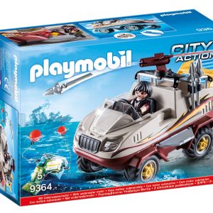 Coche Anfibio City Action 9364 (PLAYMOBIL)