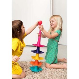 PALA, RASTRILLO, JUEGO DE PUNTERIA TRIPLET ROSA (QUUT)