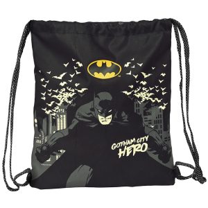 Saco plano Batman «Hero» 35x40x1cm (SAFTA)