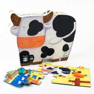 Puzzle Vacas en la Granja 24 Piezas (DJECO)