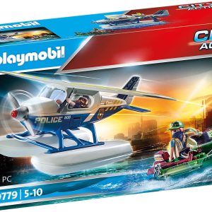 Policía Hidroavión: persecución de contrabandista City Action (PLAYMOBIL)