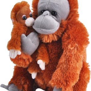 Peluche de Orangután de Mamá y Bebé (WILD REPUBLIC)
