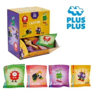 Crea tu monstruo con 40 piezas, bolsas individuales – Plus Plus