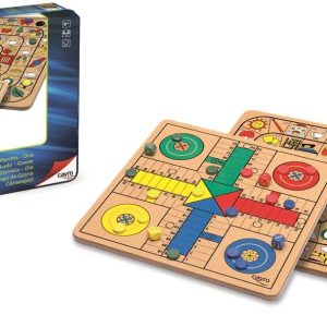 Parchis Oca de Madera en caja de metal (CAYRO)