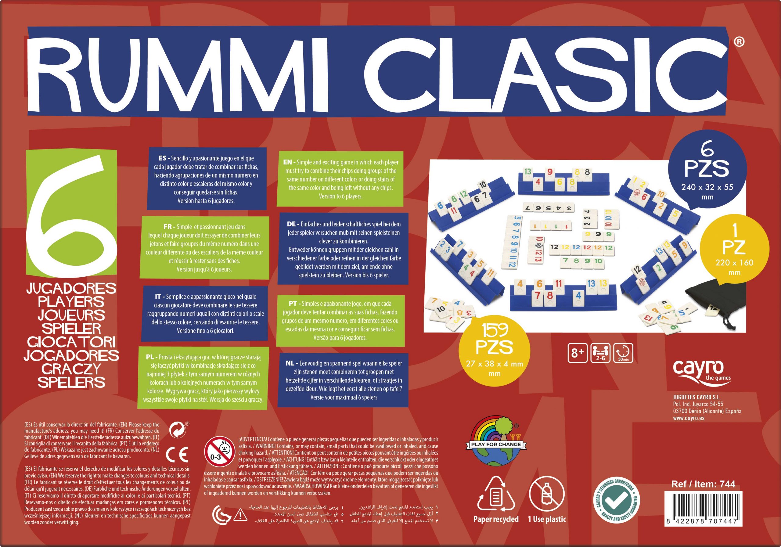 RUMMICLASIC 6 JUGADORES - Imagen 4