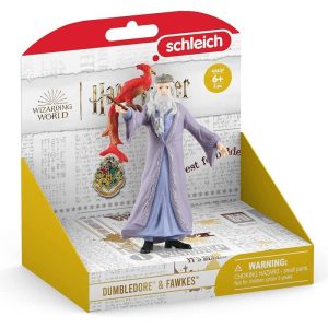 Harry Potter Figura Albus Dumbledore y Fawkes (SCHLEICH)