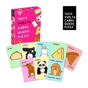 Juego de cartas Taco, Vuelta, Cabra, Queso, Pizza – Lúdilo