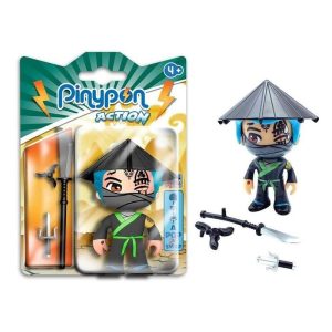 Pinypon Action Figura Ninja Sombrero Negro (FAMOSA)