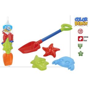 Pala Playa con 3 Moldes (BABY COLOR)