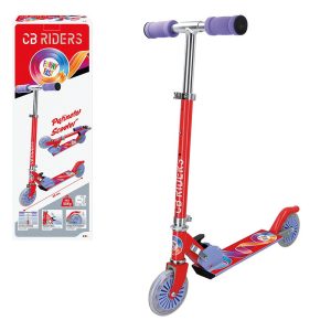 Patinete 2 Ruedas Rojo Plegable Cb Riders (COLOR BABY)