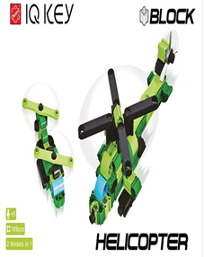 IQ Key Helicóptero 2×1 (TOP TOYS)