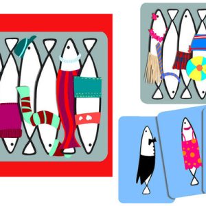 Juego Cartas Memoria Sardines (DJECO)