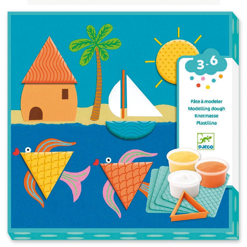 HUELLAS Y FORMAS JUEGO DE PLASTILINA 9891 (DJECO)