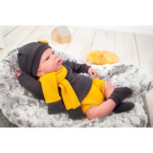 Muñeco Reborn Hugo con Manta 40cm