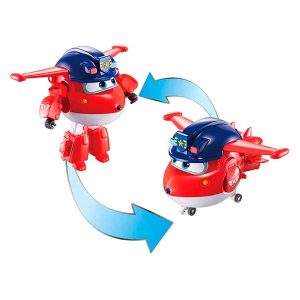 Figura Jett Policia Transformable Super Wings