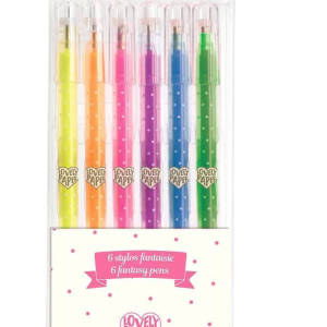 Bolígrafos de gel fluorescente (DJECO)