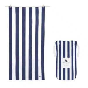 Toalla Cabana Navy XL – Dock and Bay