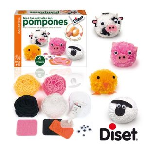Juego Crea Animales con Pompones