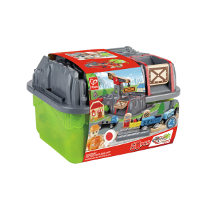 Hape – Juego de Bloques de Construcción de Ferrocarril. Trenes