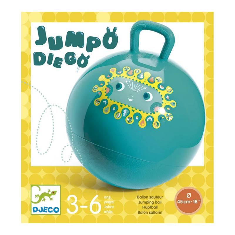 Pelota Saltarina Jumpo Diego 45cm (DJECO) - Imagen 2