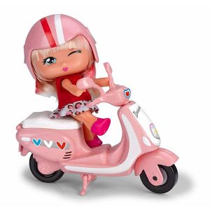 Barriguitas con Moto Vespa Rosa