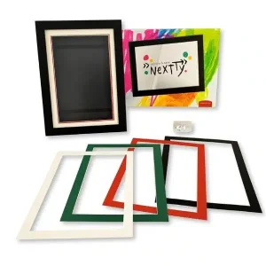 Cuadro para enmarcar dibujos A4 negro – Nextty